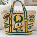 ORD Straw-Style Embellished Tote Bag HTTT