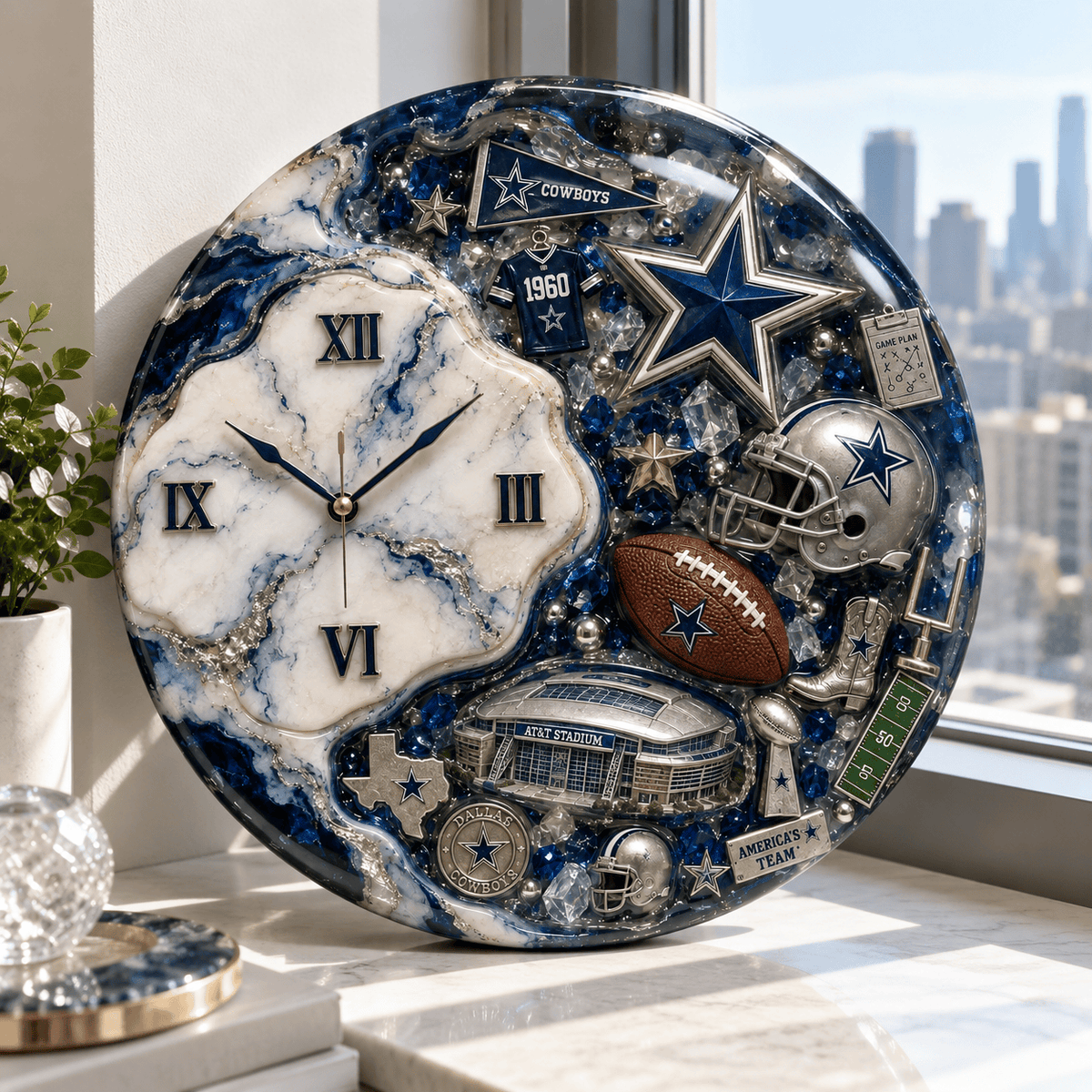 Premium DLCB Statement 3D Decorative Wall Clock DNBN
