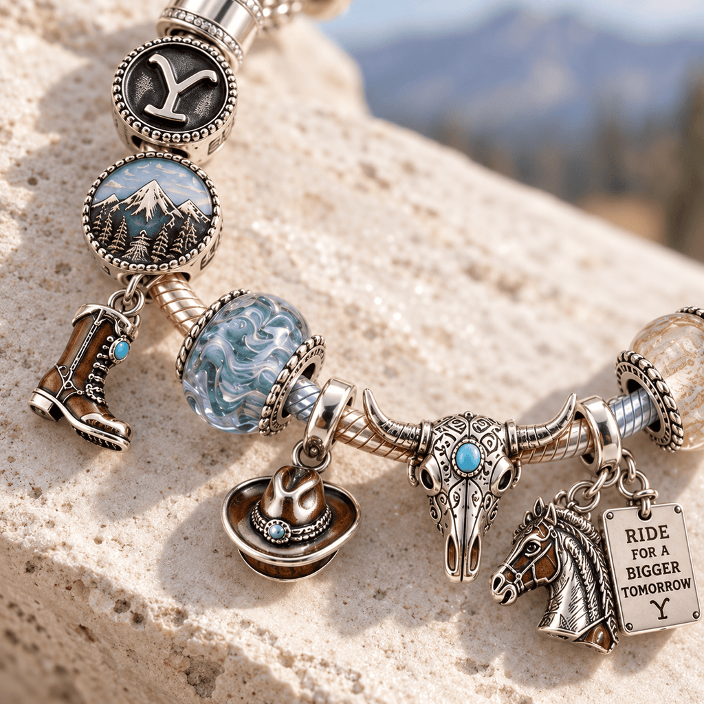 YLST Silver Charm Bracelet Set PTKL