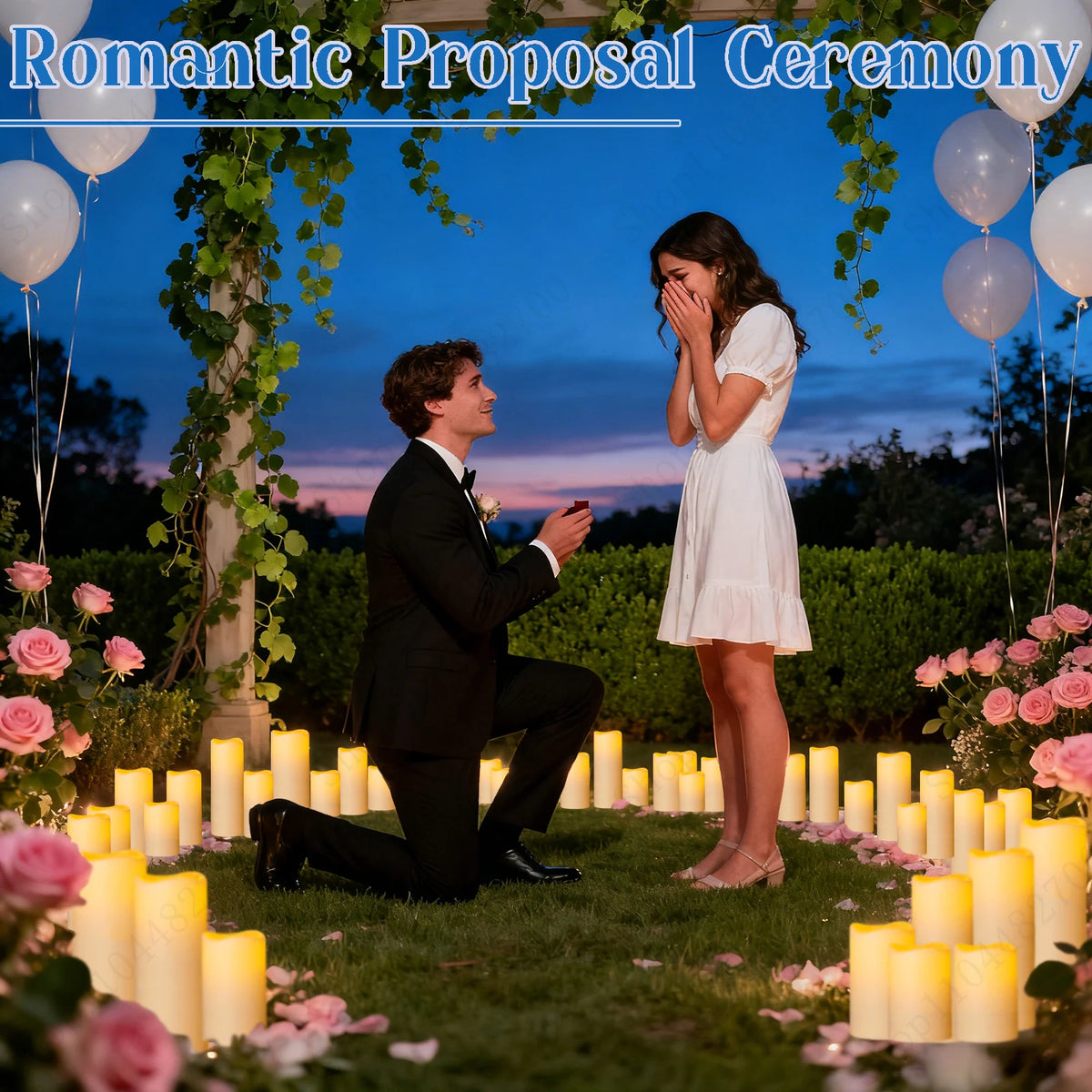10-60Pcs LED Candles Flicking Candles Flameless Candles Artifical Candles 3-7inch Wedding Candles Candlelight Concert Decor